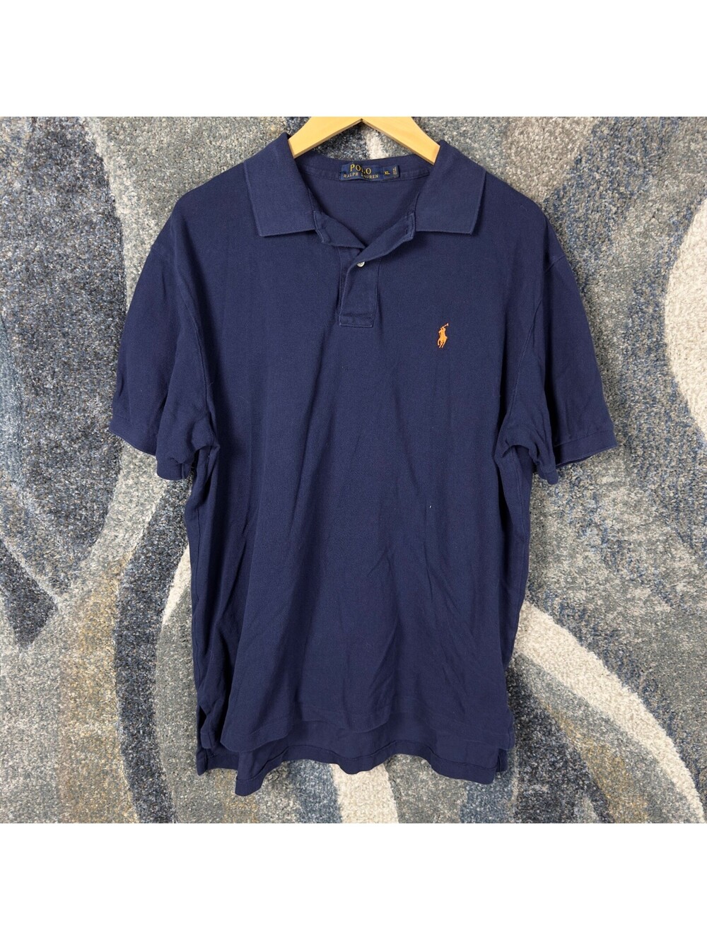 Polo Ralph Lauren Polo Shirt Mens XL Navy Short Sleeve